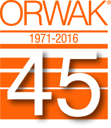 Orwak_45_year_logotype